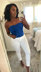 Summer Sun-Kiss Bow Tube Top