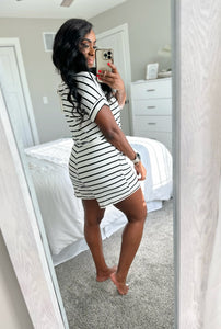 Want The Best For You Striped Romper